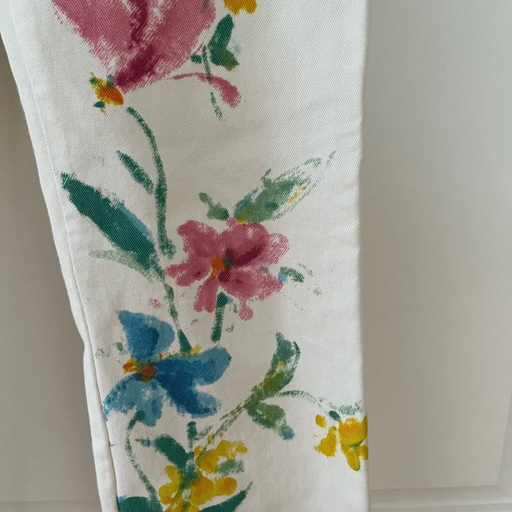 Vintage Ralph Lauren Floral Jeans - Picture 7 of 8